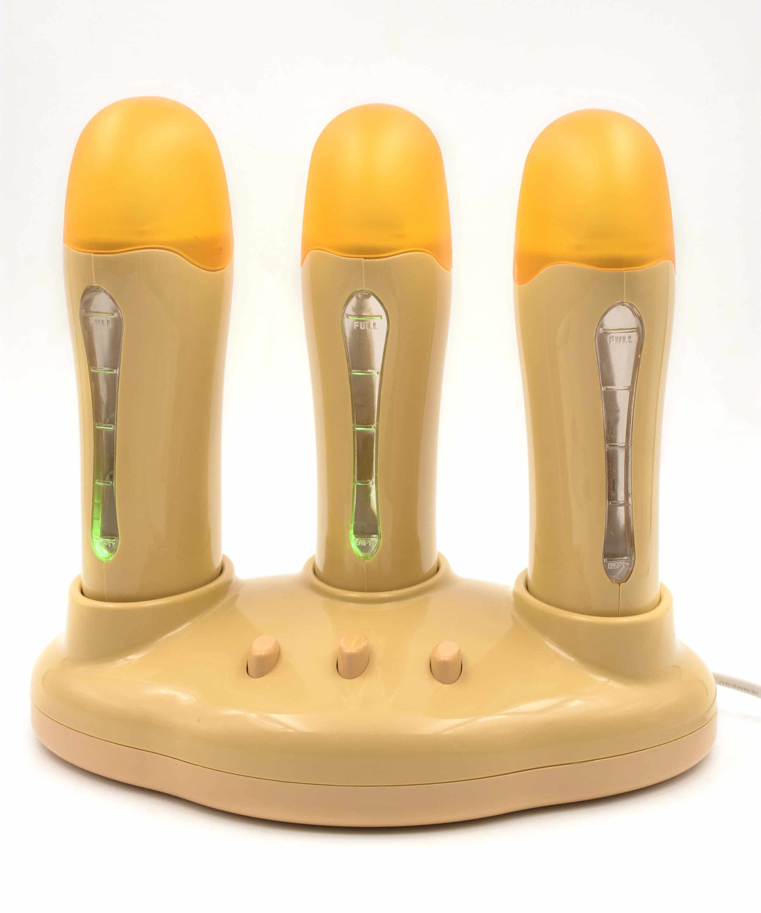 CALENTADOR TRIPLE DE CERA ROLL-ON
