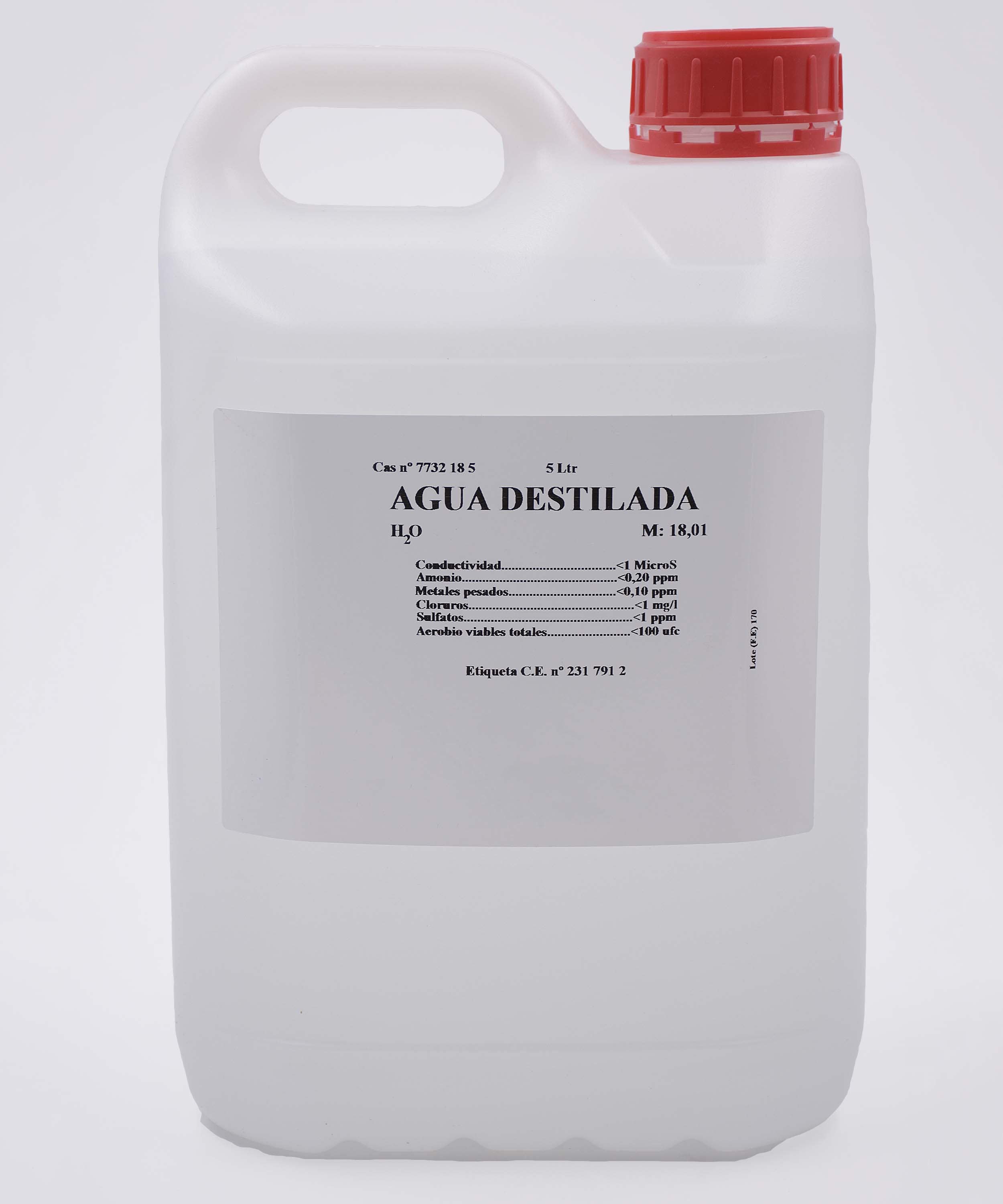 AGUA DESTILADA