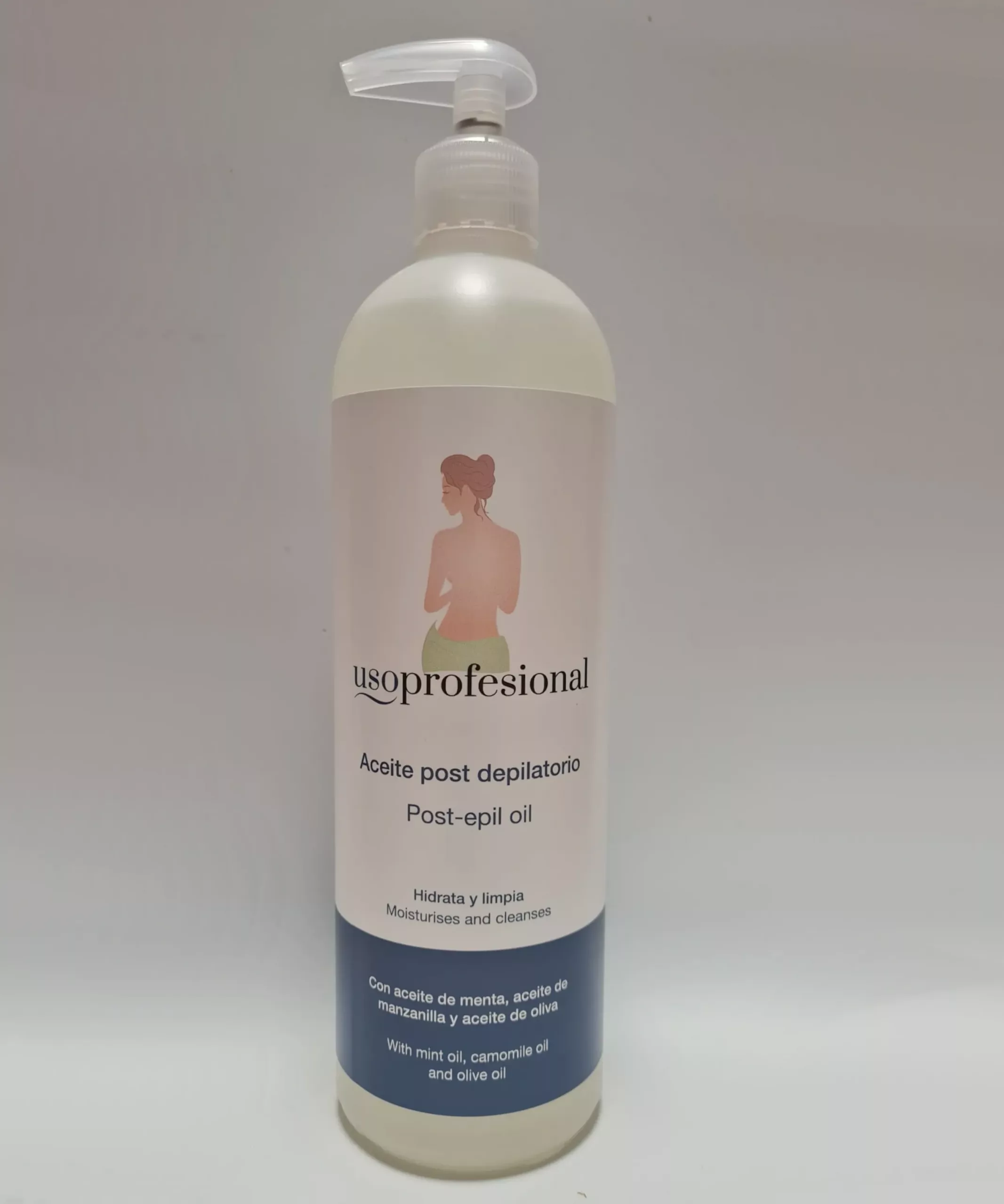 Aceite post depilatorio